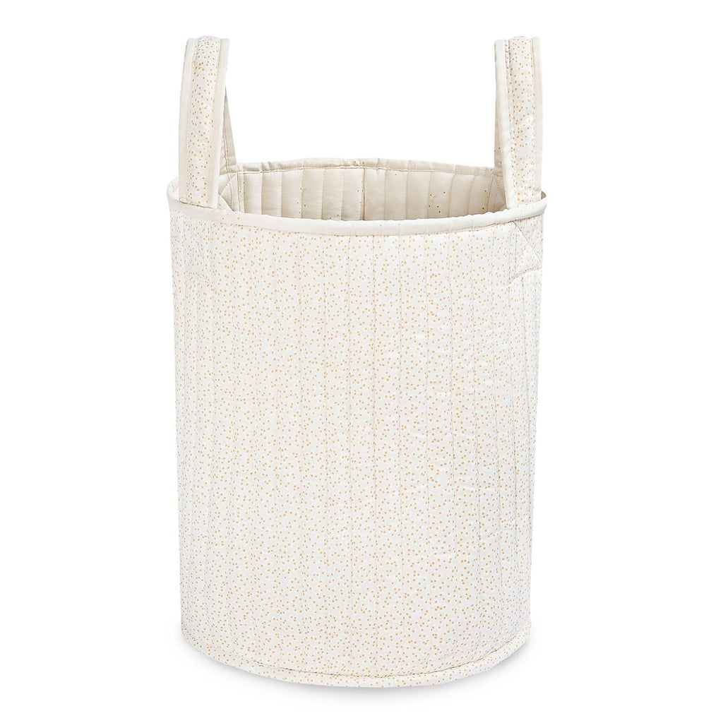 Large Quilted Storage Basket - Wild Chamomile / Daisy Meadow