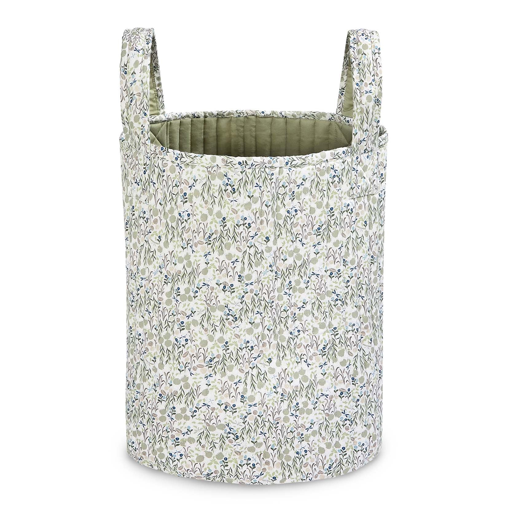 Large Quilted Storage Basket - Riverbank / Willow