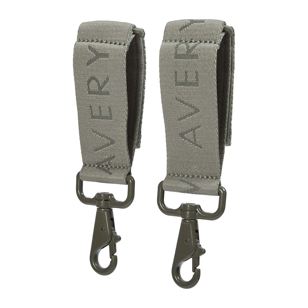Logo Pram Bag Clips - Olive