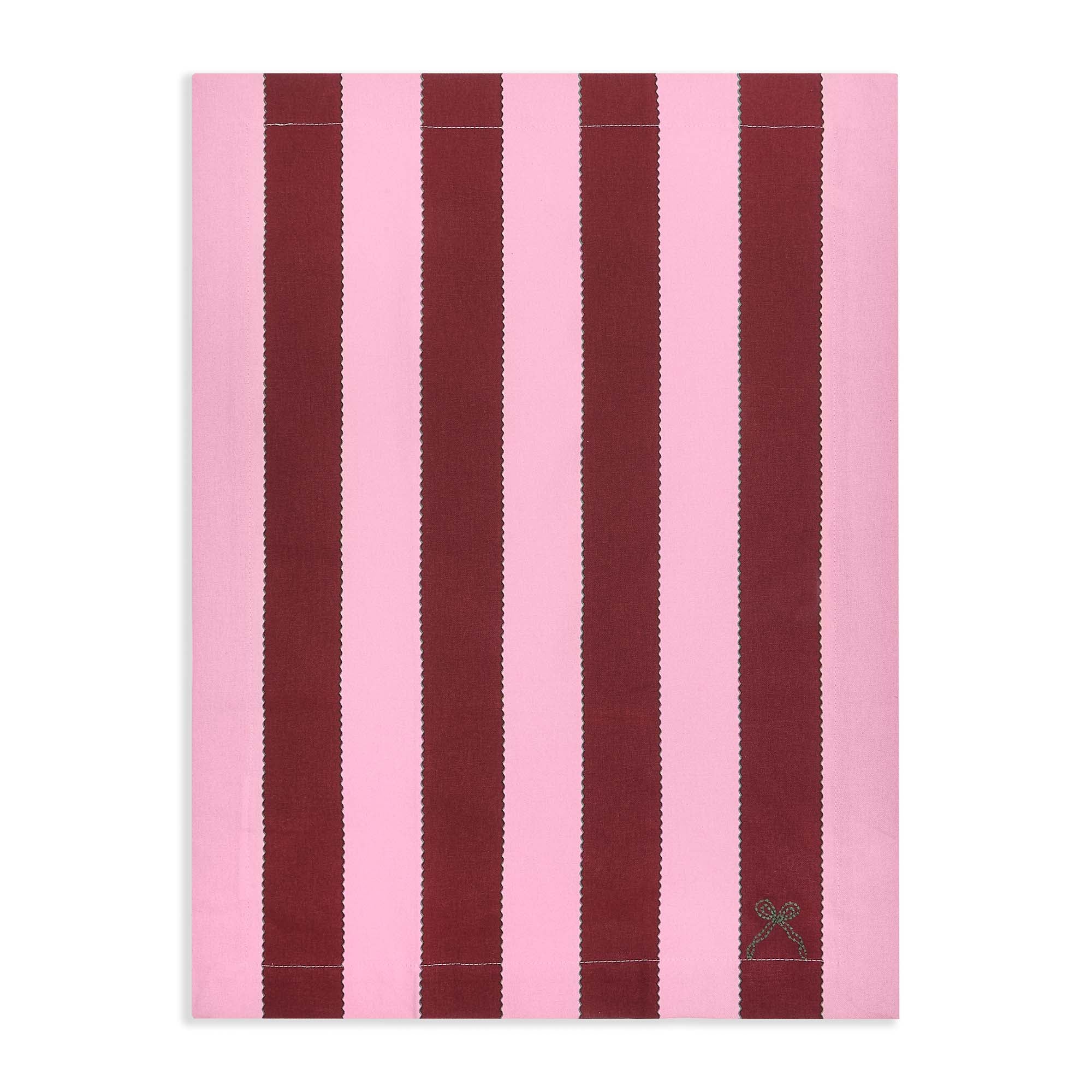 Buy Tea Towels, Set of 2 - Bold Stripe | Christmas for kids by Learning Bugs UK