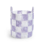 Buy Checkerboard Storage Basket Medium - Lilac | Storage for kids by Learning Bugs UK