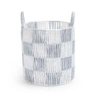 Buy Checkerboard Storage Basket Medium - Powder Blue | Storage for kids by Learning Bugs UK