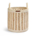 Buy Maize Stripe Storage Basket Set of 3 - Natural | Baby Changing for kids by Learning Bugs UK