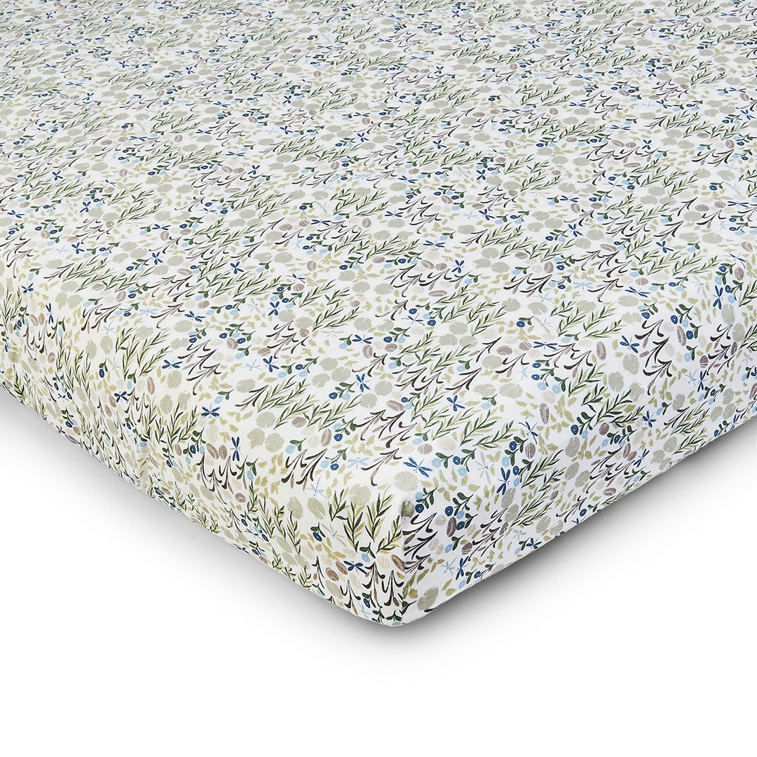 Buy Organic Cotbed Fitted Sheet - Riverbank | Bedding for kids by Learning Bugs UK