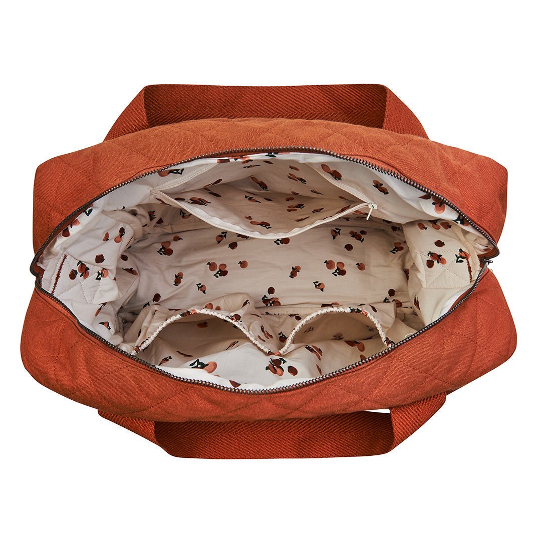 Baby Changing Bag - Cinnamon – Changing Bags & Travel Changing Mats for children, available at Learning Bugs UK