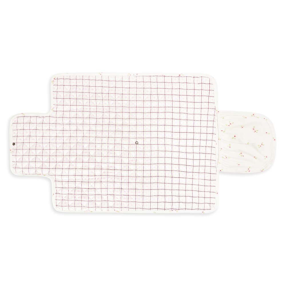 Buy Cotton Travel Baby Changing Mat - Anemone | Changing Bags & Travel Changing Mats for kids by Learning Bugs UK