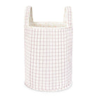 Buy Large Quilted Storage Basket - Anemone / Pink Check | Storage for kids by Learning Bugs UK