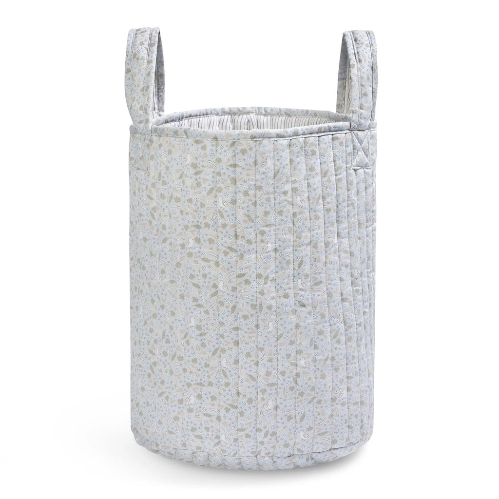 Large Quilted Storage Basket - Nature Trail / Stripe