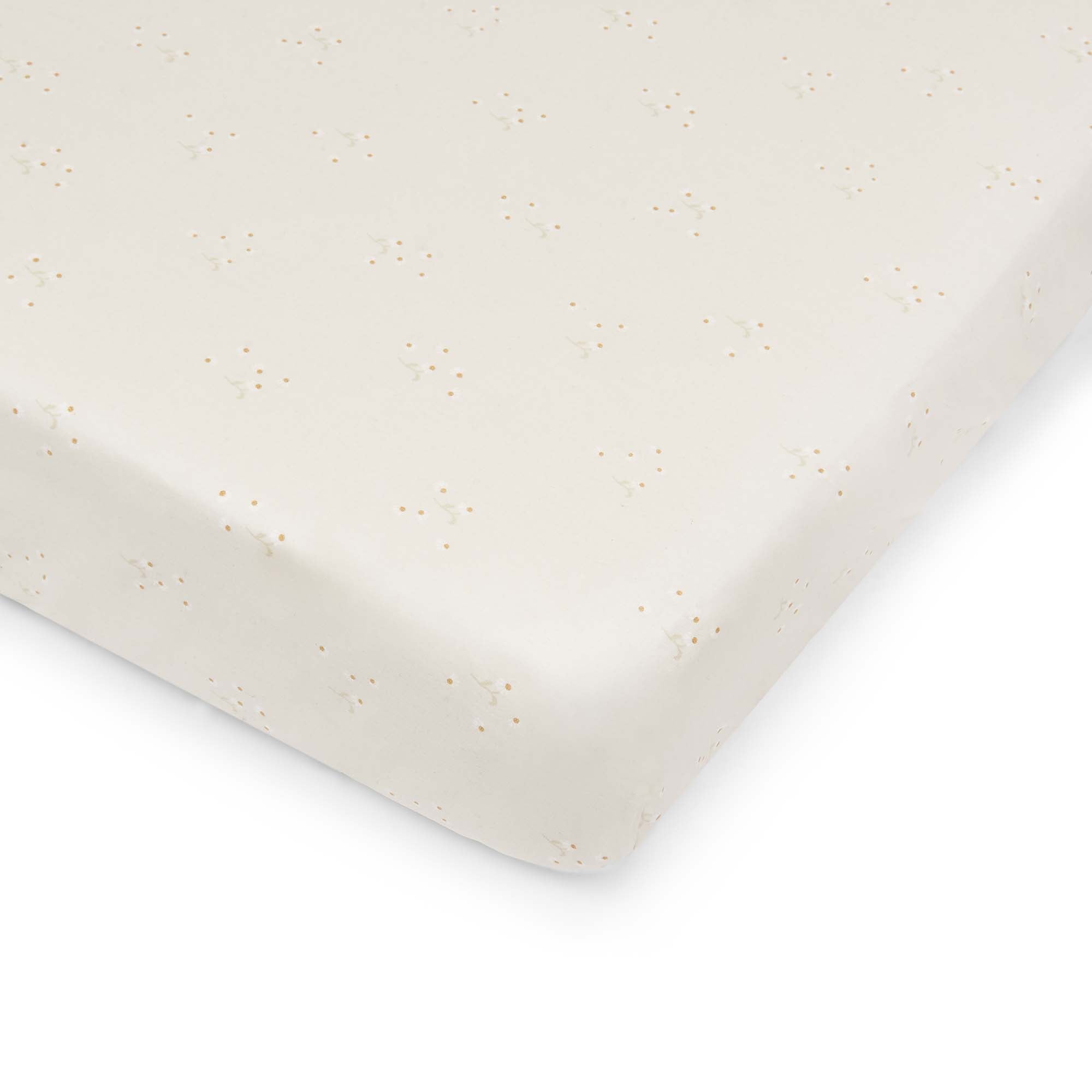 Buy Organic Cotbed Fitted Sheet - Wild Chamomile | Bedding for kids by Learning Bugs UK