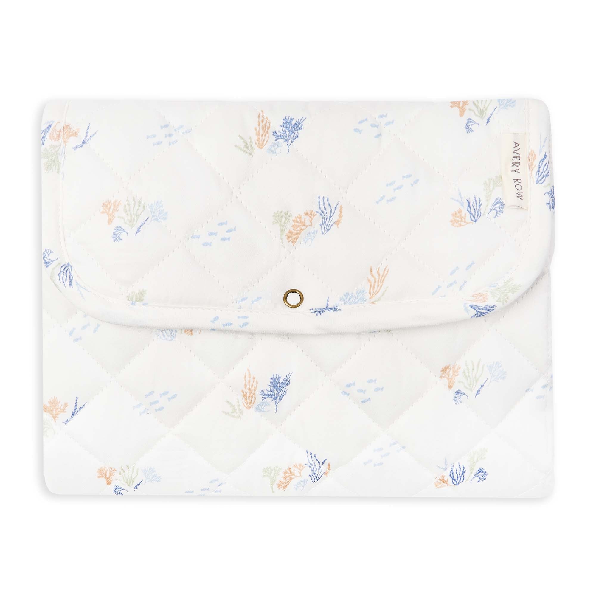 Buy Cotton Travel Baby Changing Mat - Coastline | Changing Bags & Travel Changing Mats for kids by Learning Bugs UK