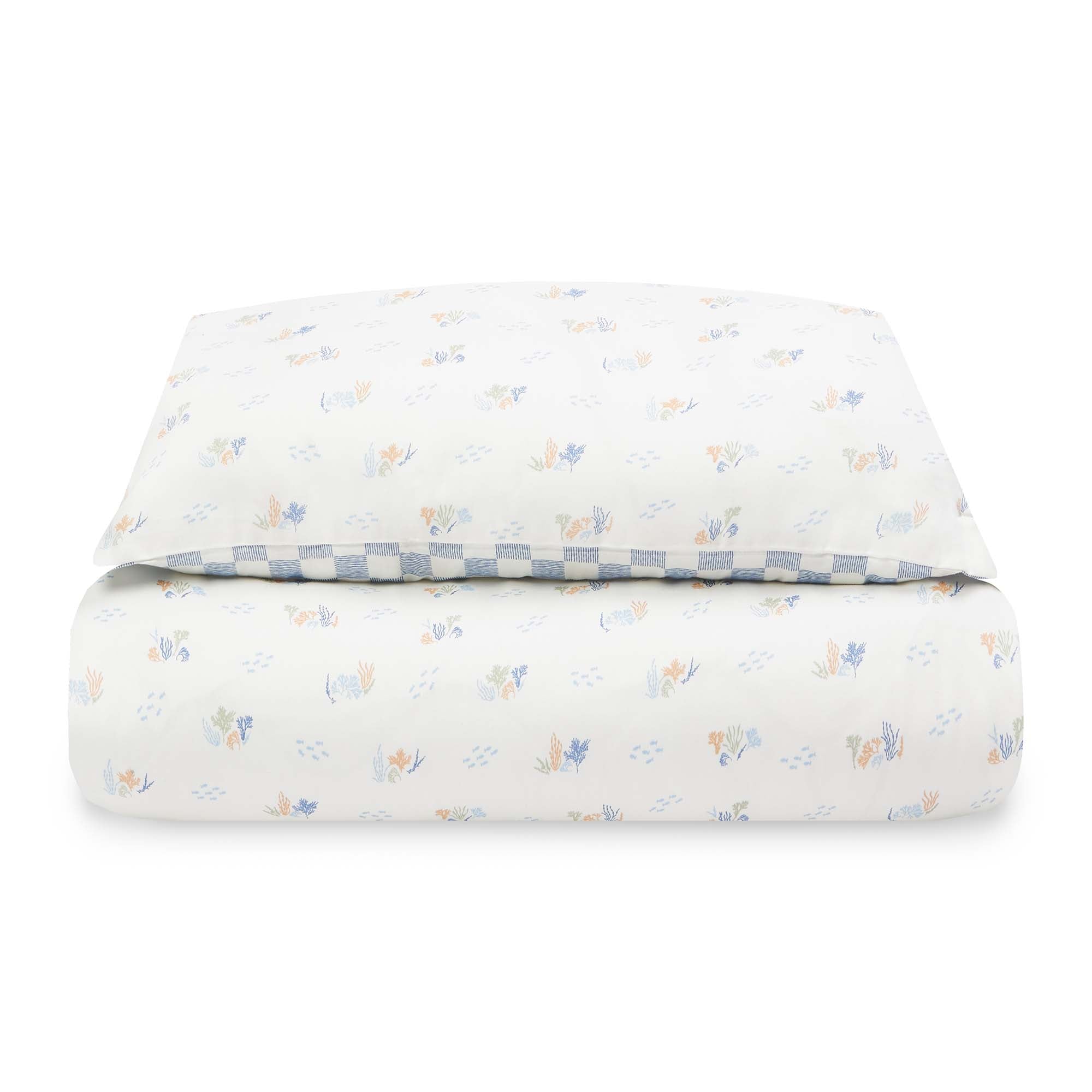 Organic Cotton Single Bedding Set - Waves