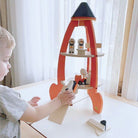 Buy Cosmic Rocket Set | Wooden spacestation for kids by Learning Bugs UK