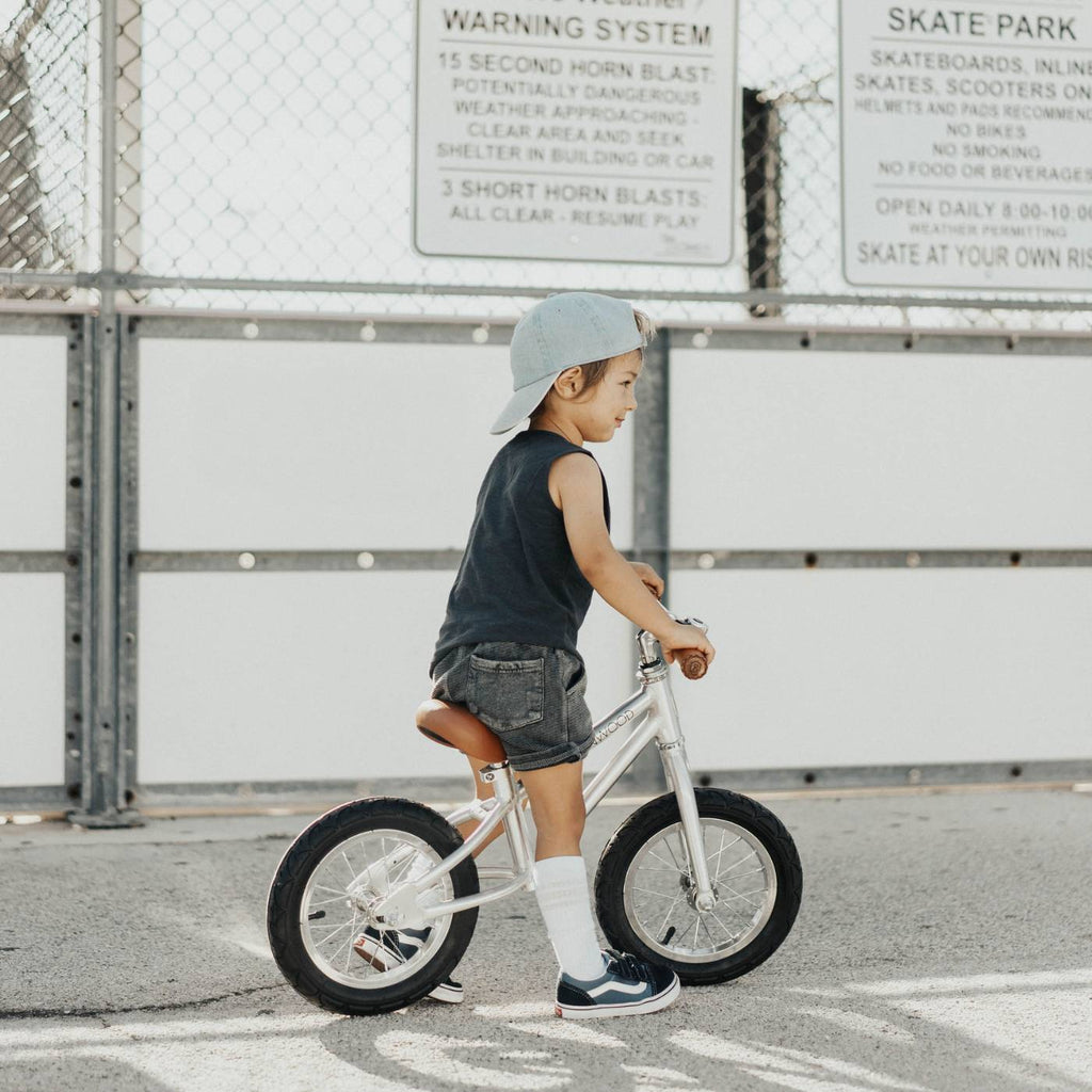 Banwood Balance Bike – Kids First Bike 12” (Chrome)