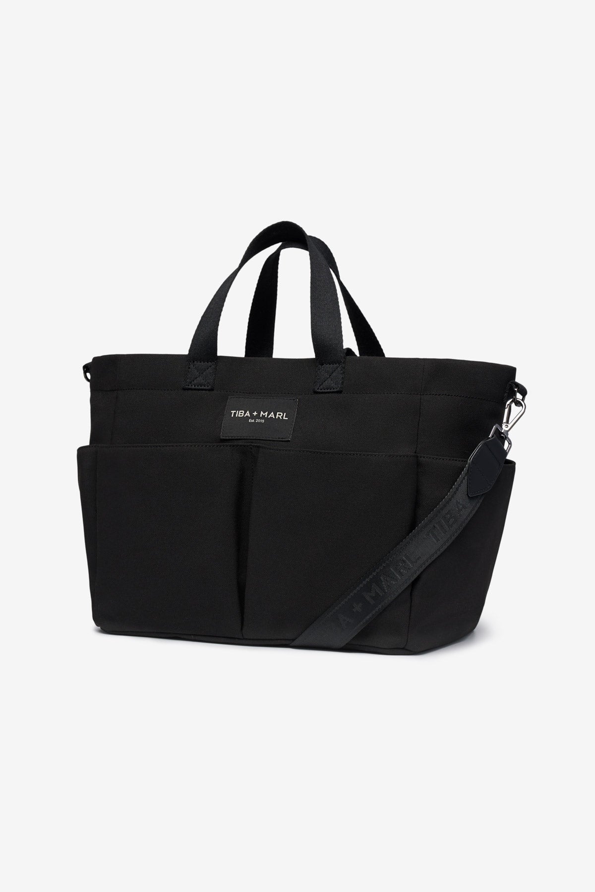 Buy T+M Canvas Pocket Tote Black | Tote Bag for kids by Learning Bugs UK