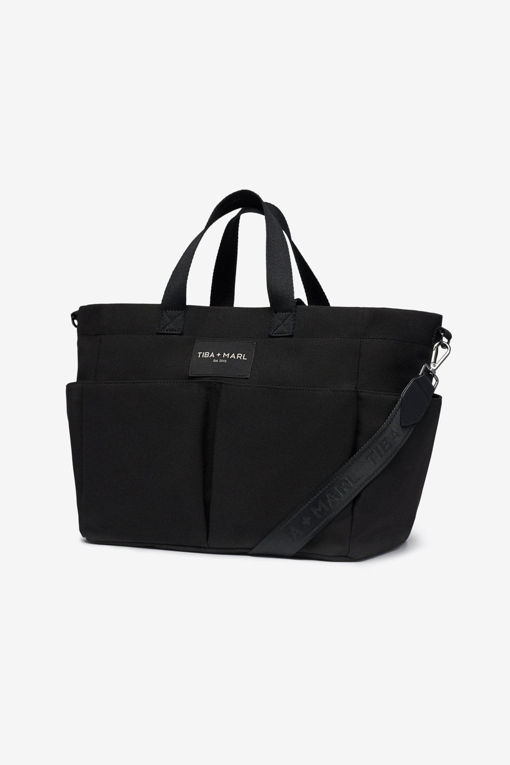 T+M Canvas Pocket Tote Black
