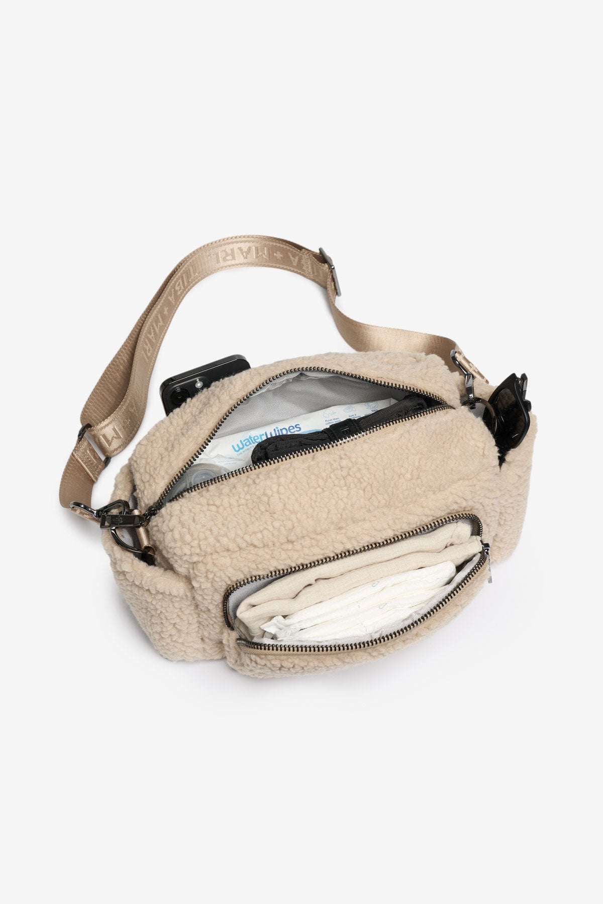 Buy Inka Buggy Organiser Beige Borg Fleece | Buggy Organiser for kids by Learning Bugs UK