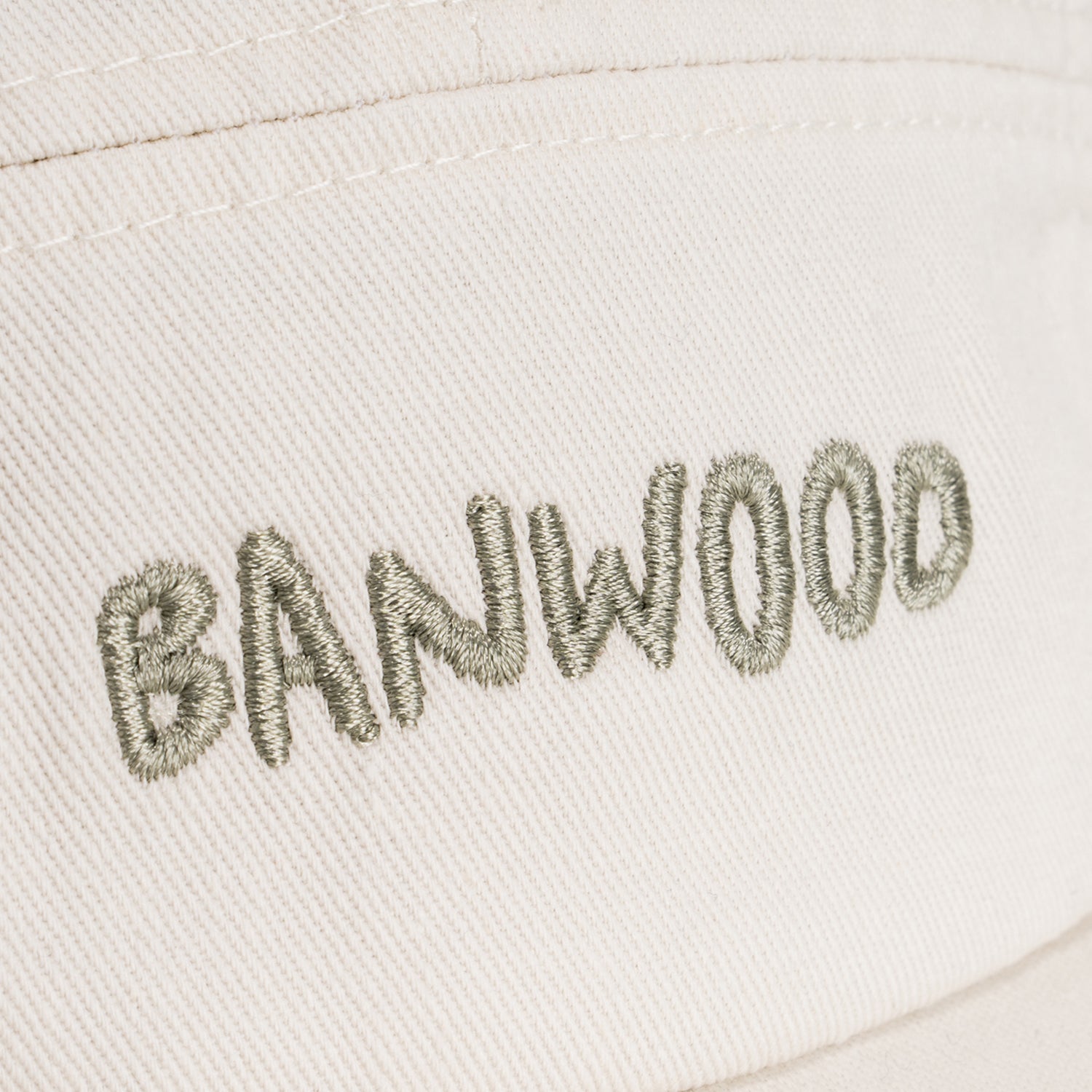 Buy Banwood Washed 5 Panel Cap - Cream | Caps for kids by Learning Bugs UK