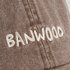 Buy Banwood Washed Cap - Brown | Caps for kids by Learning Bugs UK