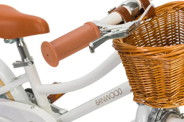 Buy Banwood Classic – Kids Vintage Bike 16” (White) | CLASSIC for kids by Learning Bugs UK