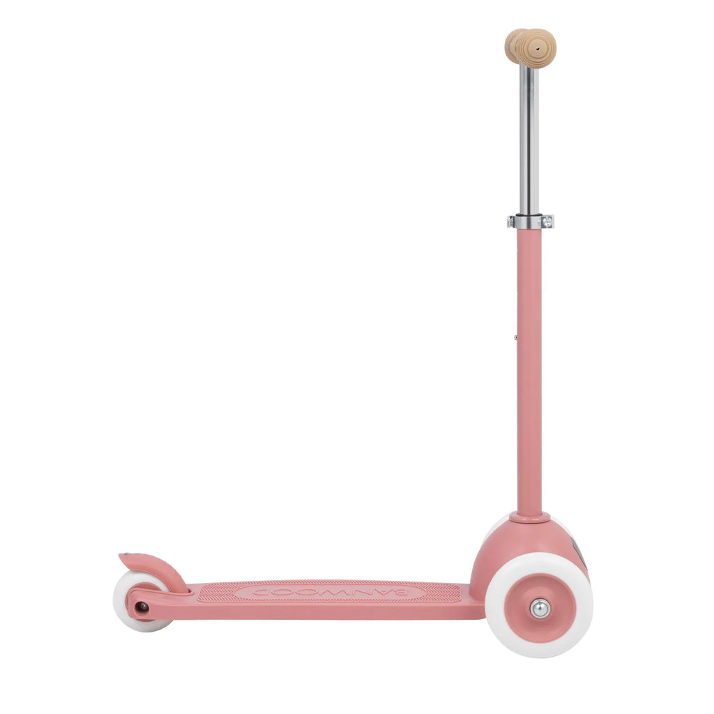 Banwood Eco Scooter Kids 3-Wheel Scooter (Raspberry)