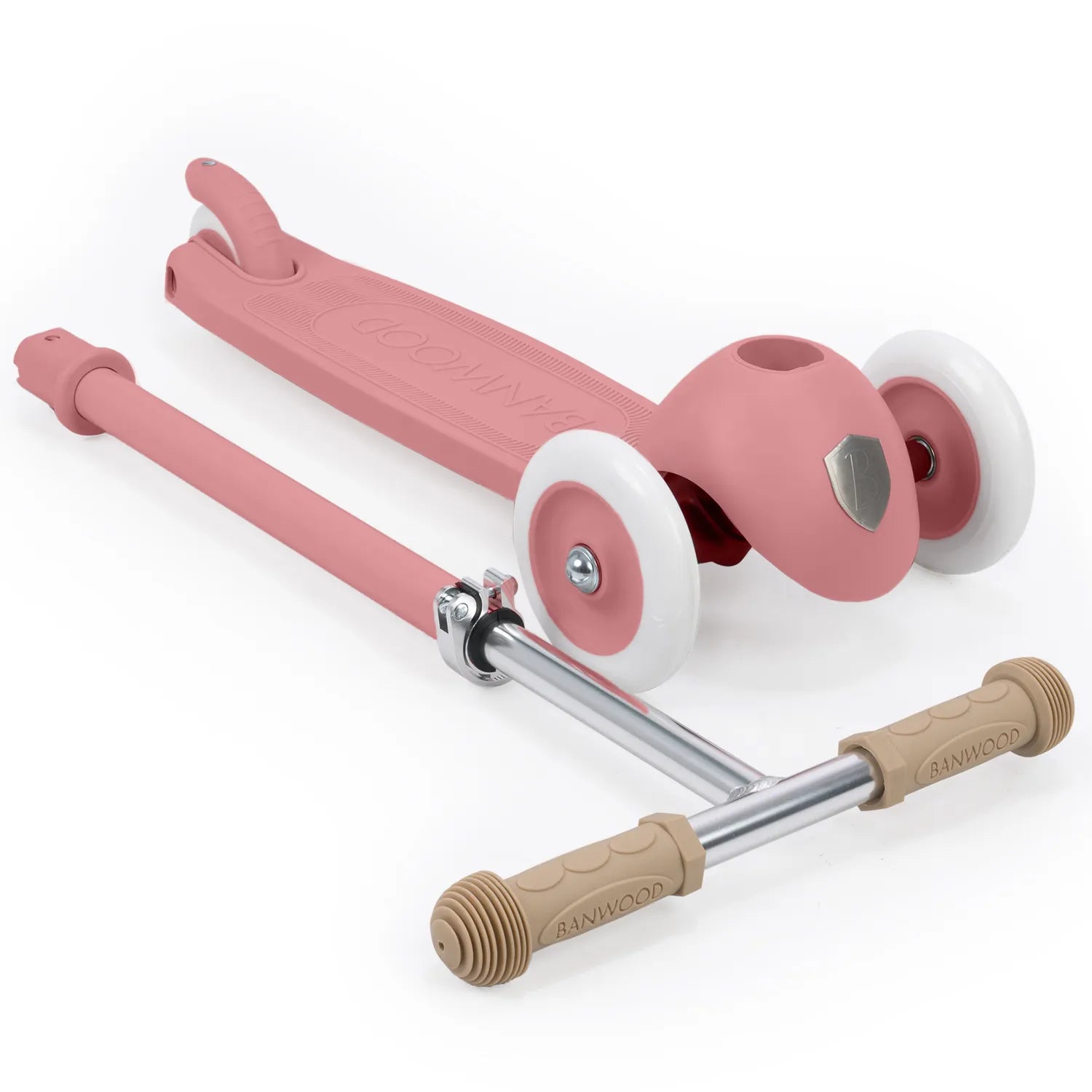 Buy Banwood Eco Scooter Kids 3 - Wheel Scooter (Raspberry) | SCOOTER for kids by Learning Bugs UK