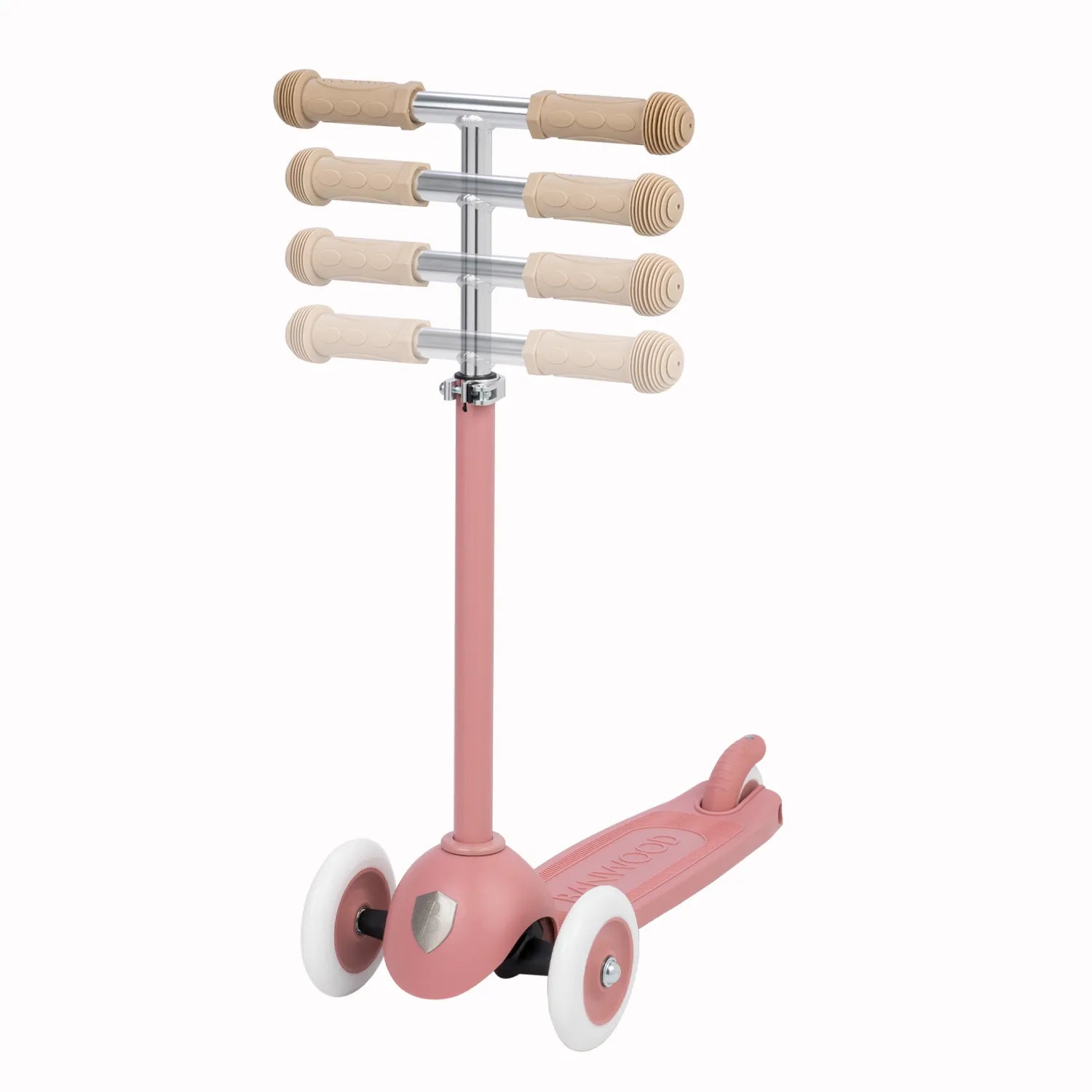 Banwood Eco Scooter Kids 3-Wheel Scooter (Raspberry)