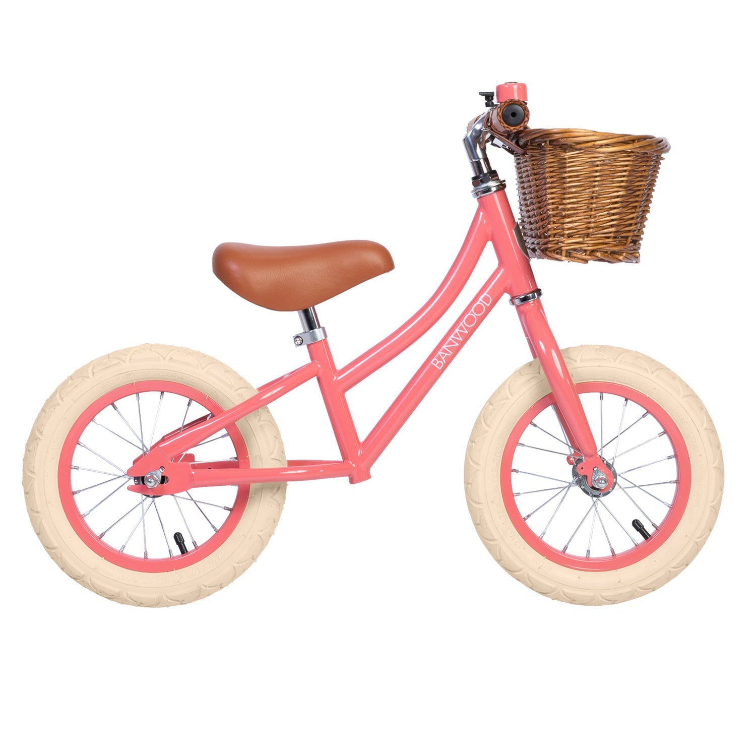 Buy Banwood Balance Bike – Kids First Bike 12” (Coral) | FIRST GO for kids by Learning Bugs UK