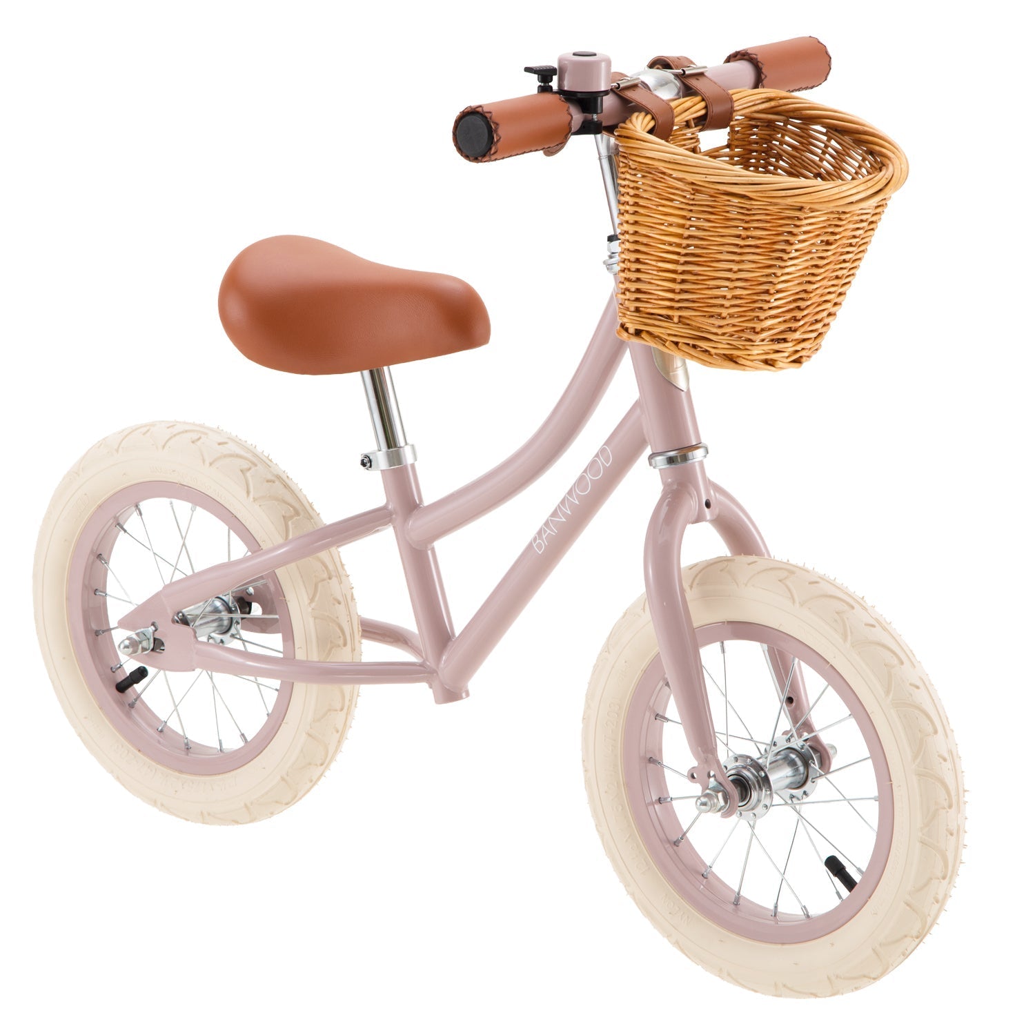 Banwood Balance Bike – Kids First Bike 12” (Dusty Pink)