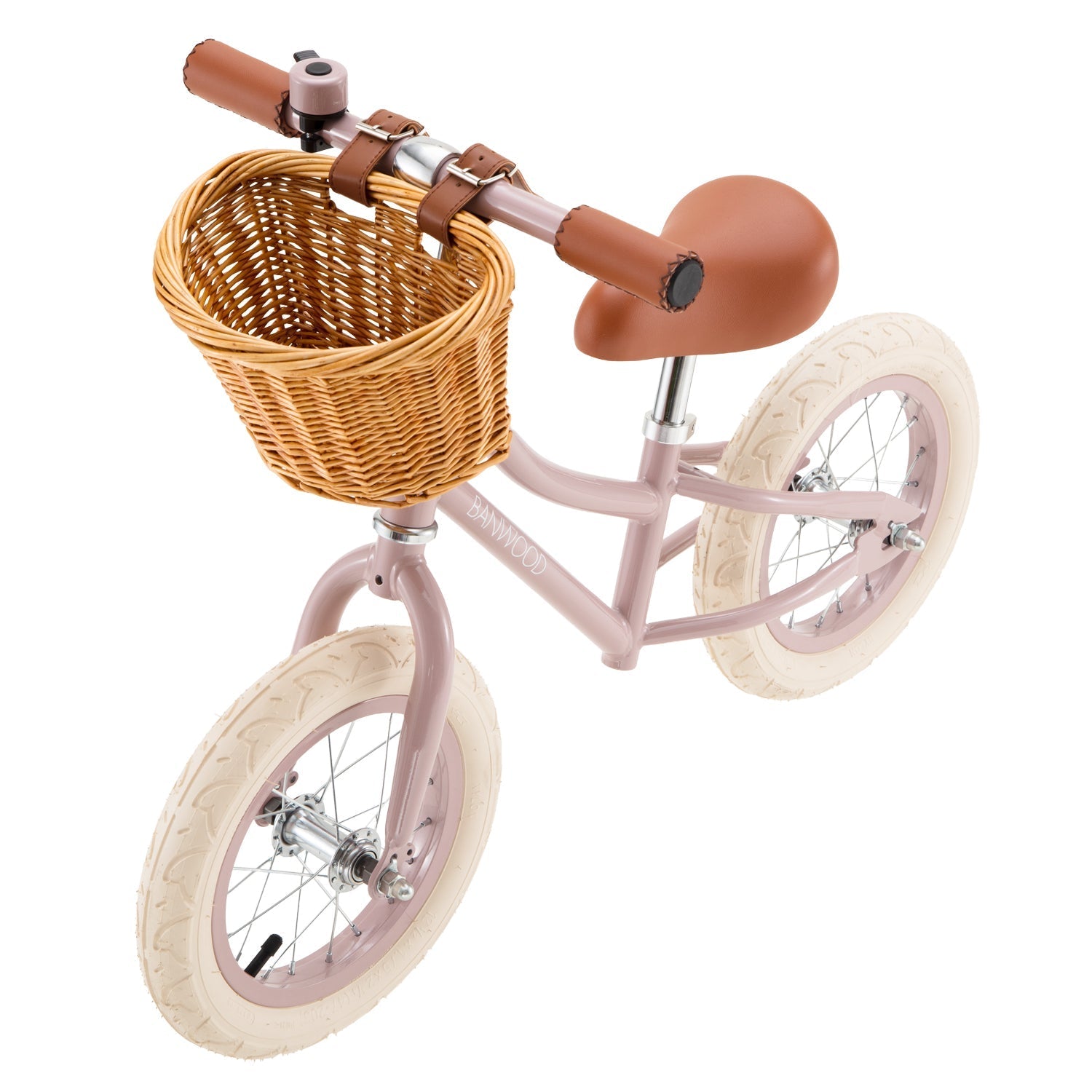 Banwood Balance Bike – Kids First Bike 12” (Dusty Pink)