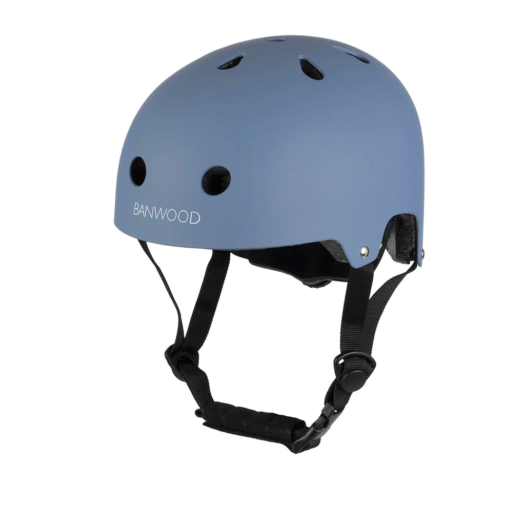 Banwood Classic – Kids Bike & Scooter Helmet (Matte Blue)