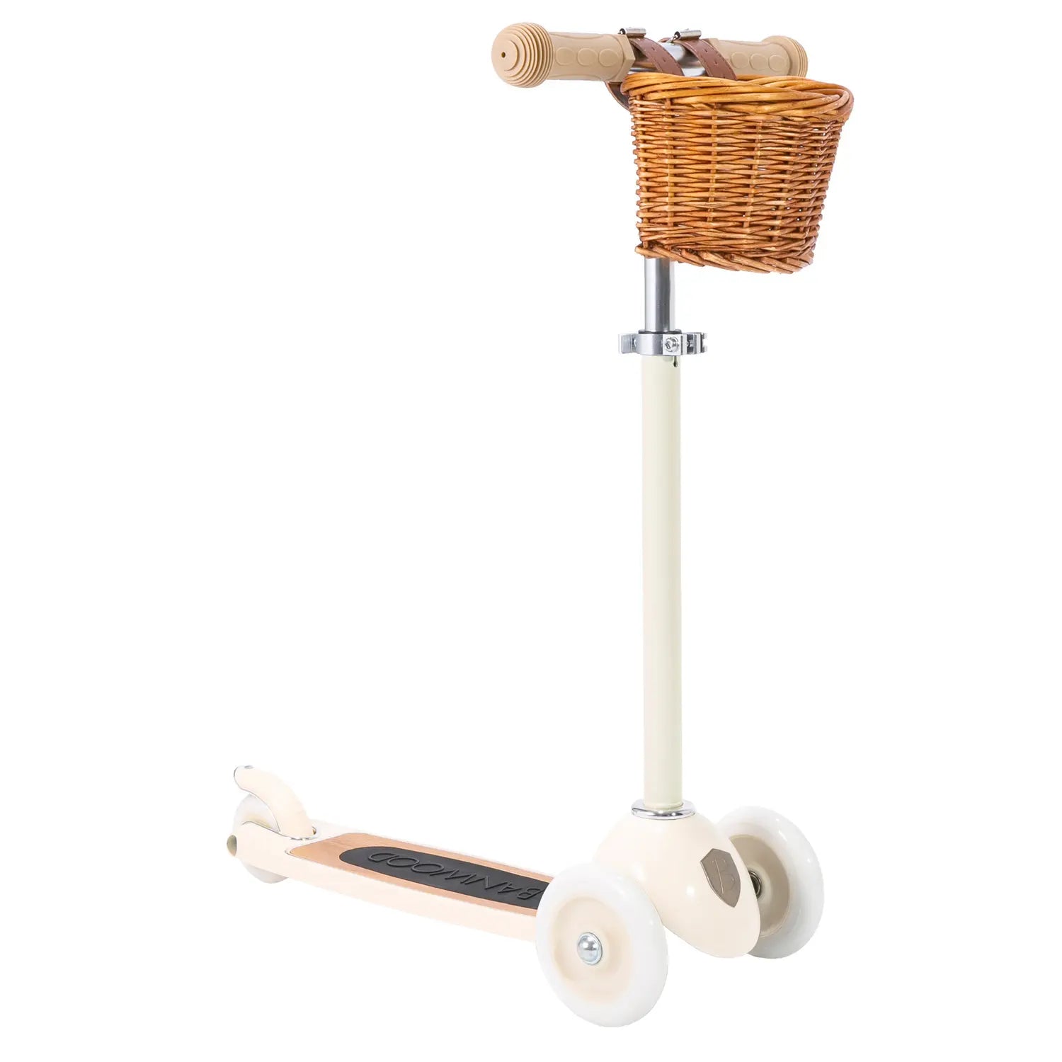 Banwood Scooter – Stylish 3-Wheel Kids Scooter (Cream)