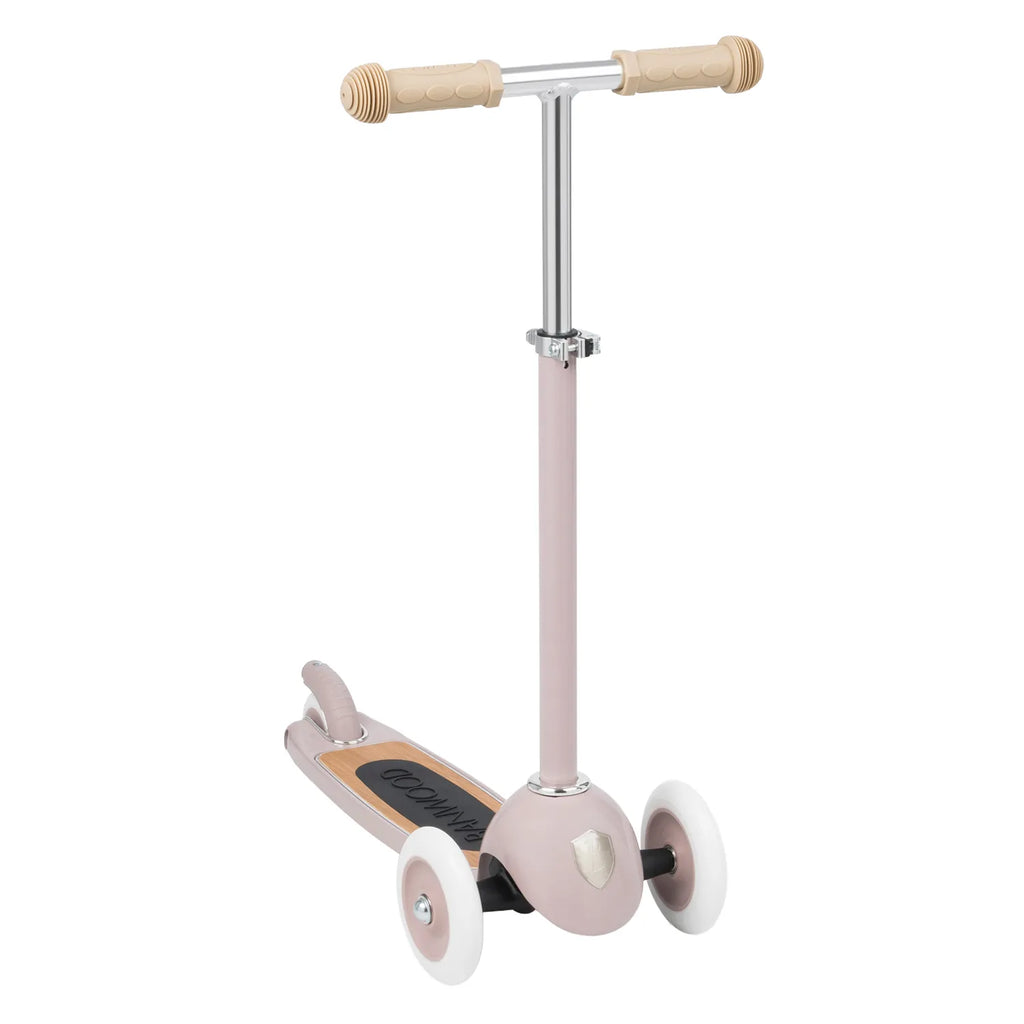 Banwood Scooter – Stylish 3-Wheel Kids Scooter (Dusty Pink)
