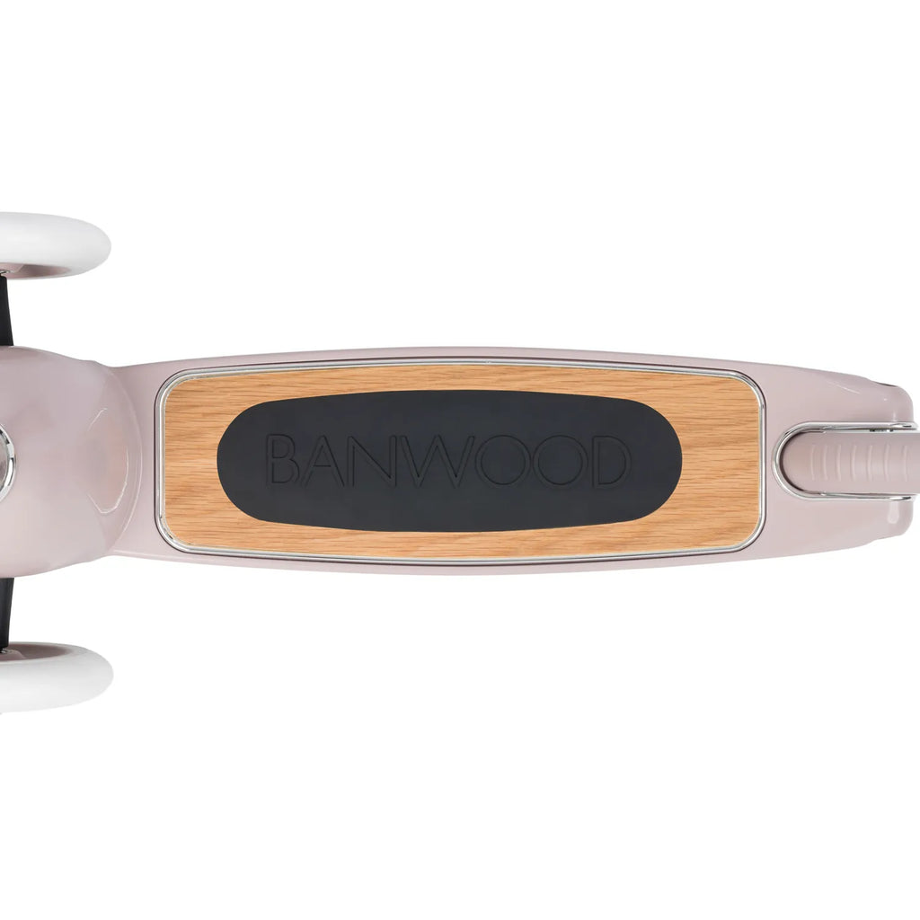 Banwood Scooter – Stylish 3-Wheel Kids Scooter (Dusty Pink)