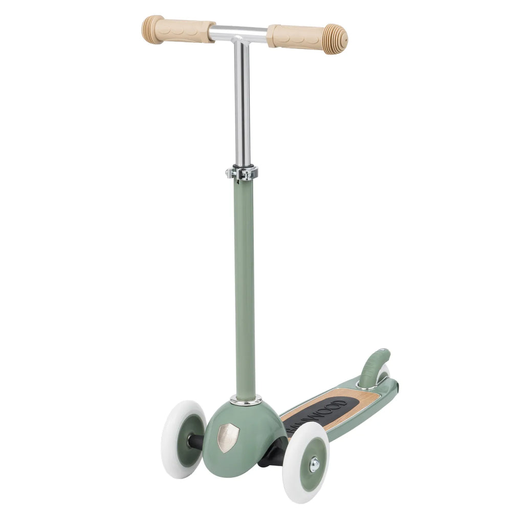 Banwood Scooter – Stylish 3-Wheel Kids Scooter (Forest Green)