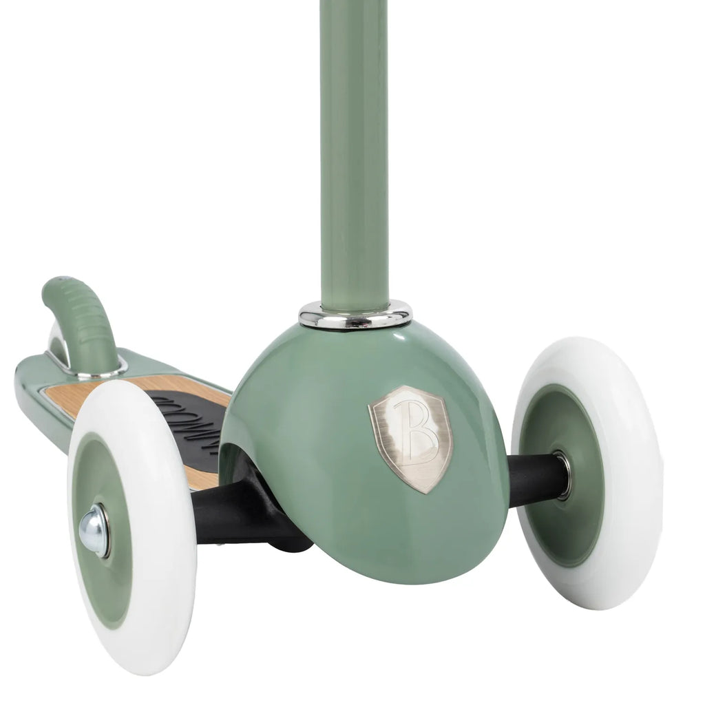 Banwood Scooter – Stylish 3-Wheel Kids Scooter (Forest Green)