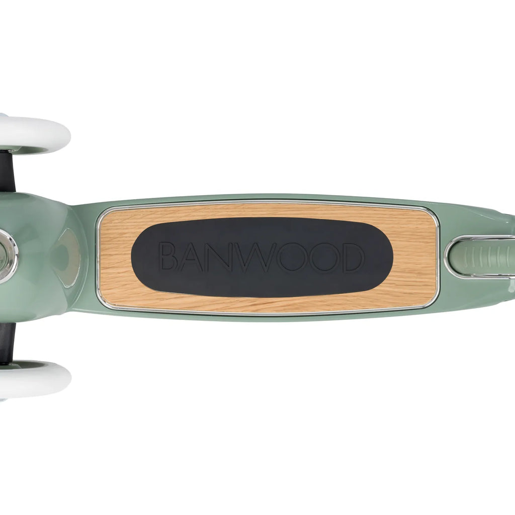 Banwood Scooter – Stylish 3-Wheel Kids Scooter (Forest Green)