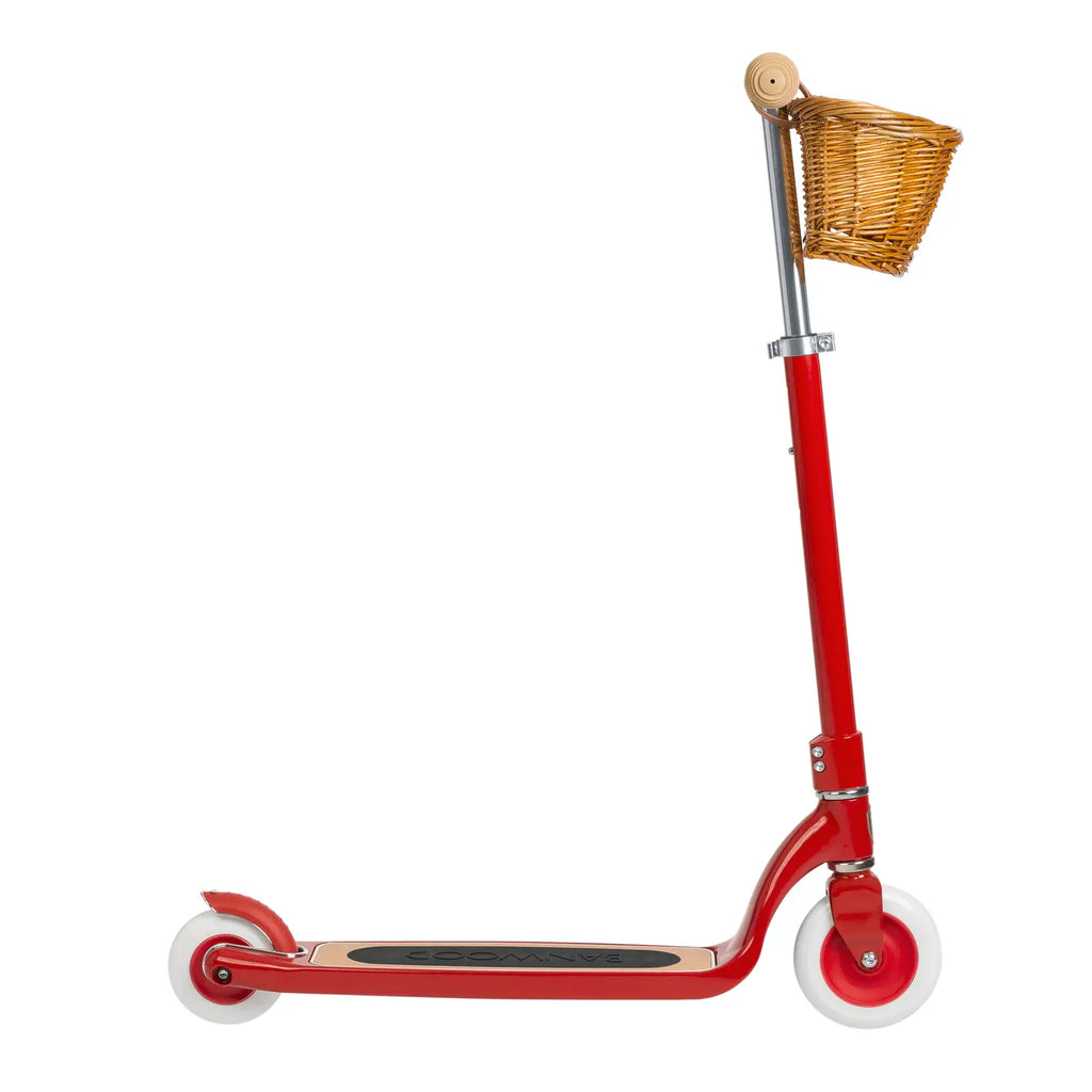 Banwood Maxi Scooter – Kids Two-Wheel Scooter (Red)
