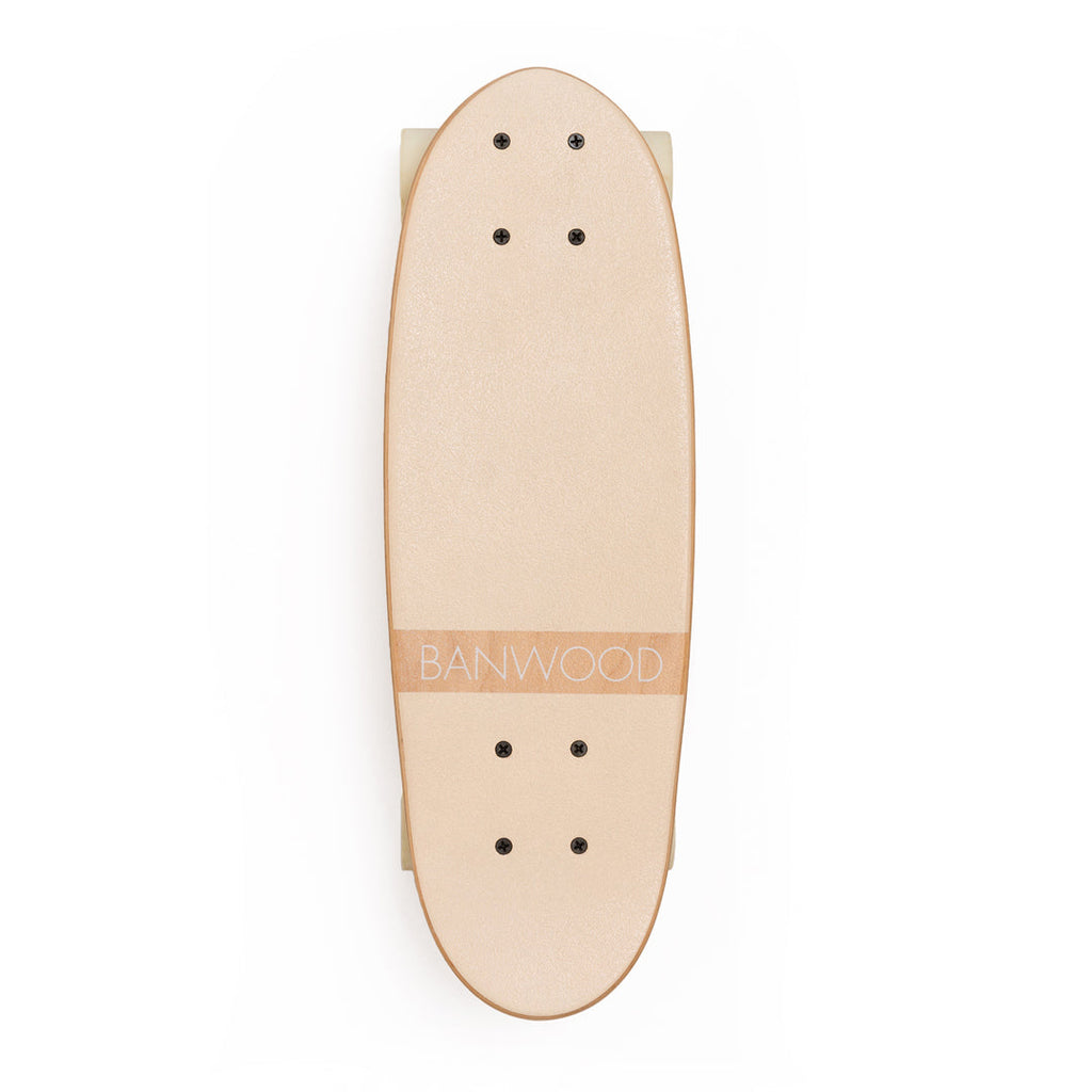 Banwood Skateboard – Kids Maple Deck Skateboard (Cream)