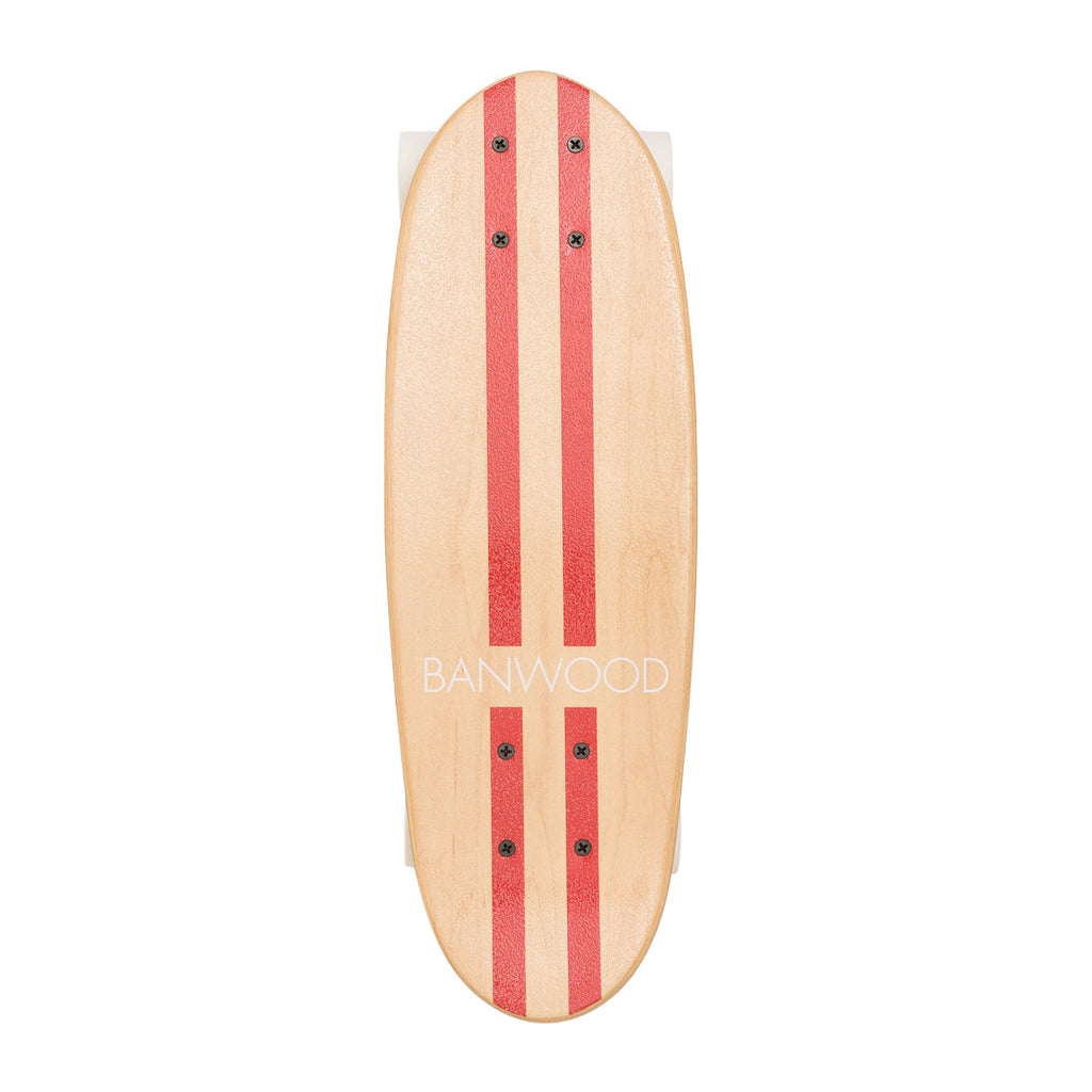 Banwood Skateboard – Kids Maple Deck Skateboard (Red)