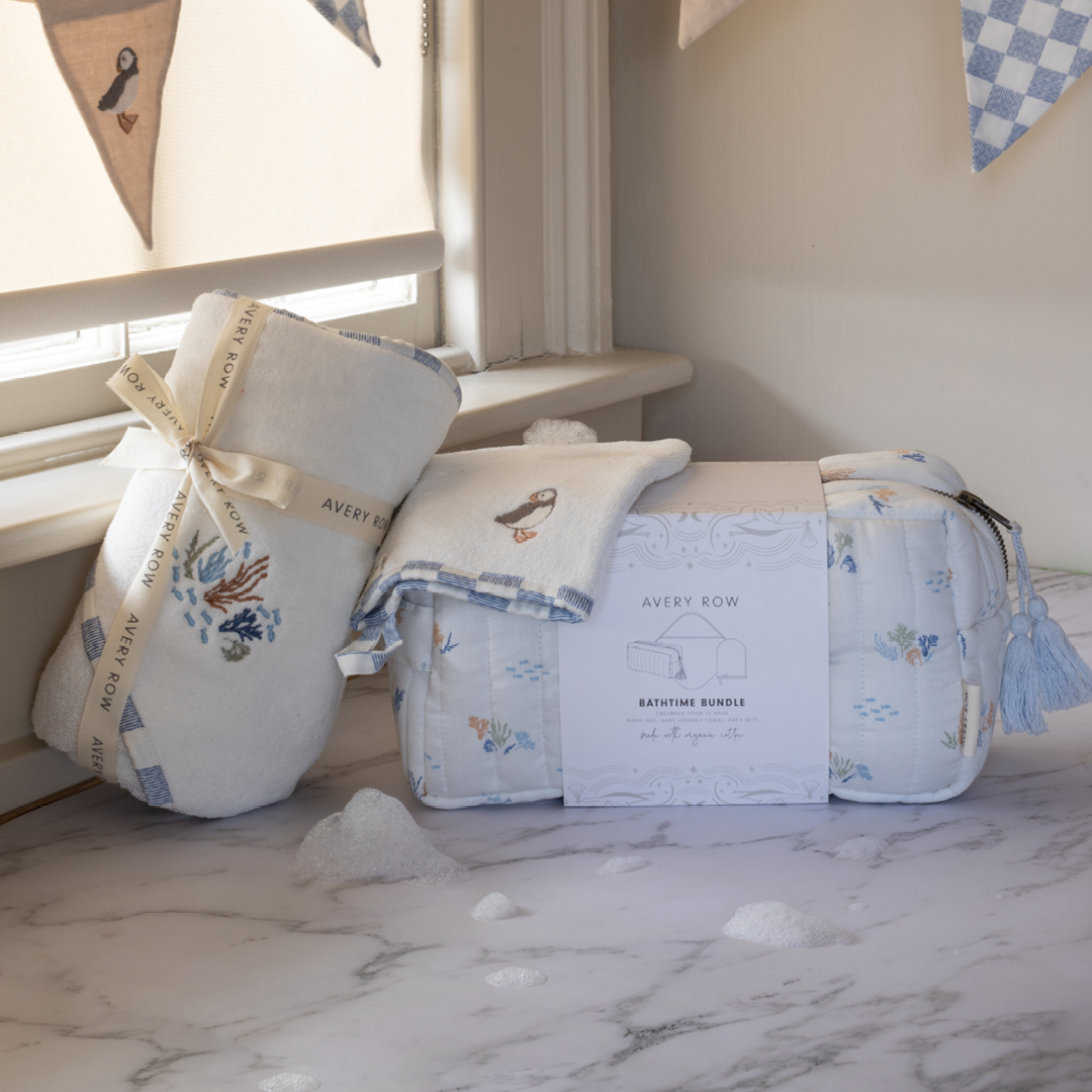Bathtime Bundle New Baby Gift Set - Coastline