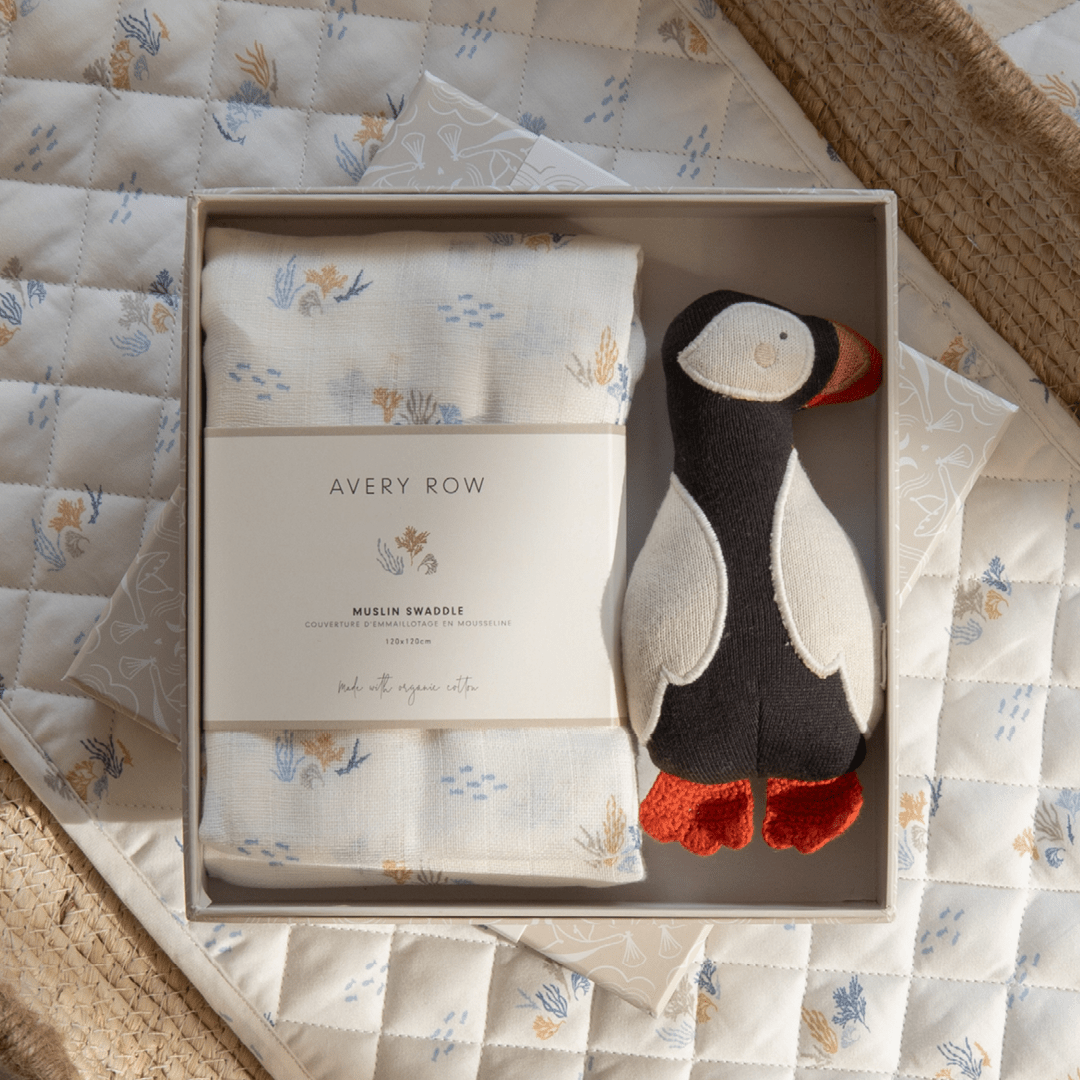Buy Swaddle & Cuddle New Baby Gift Set - Coastline | for kids by Learning Bugs UK