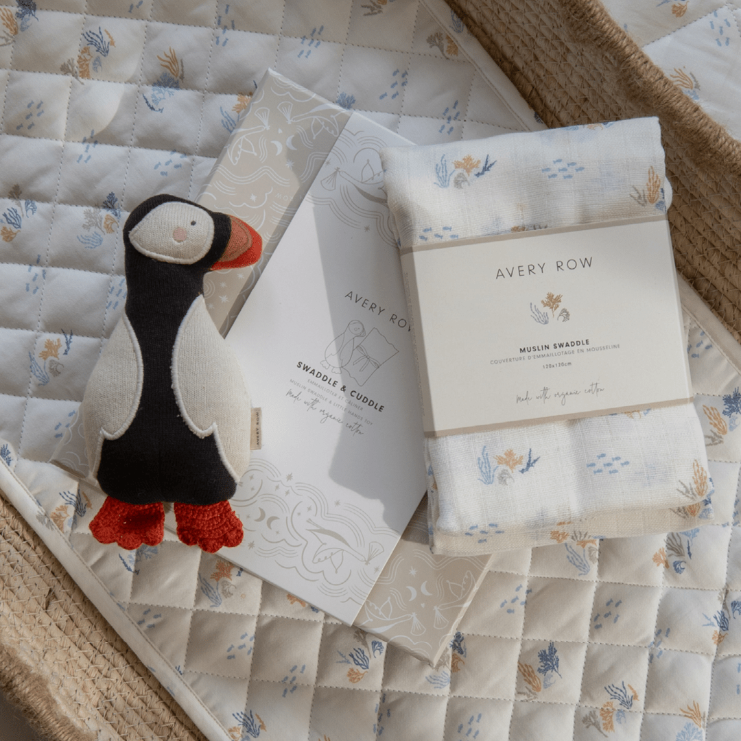 Buy Swaddle & Cuddle New Baby Gift Set - Coastline | for kids by Learning Bugs UK