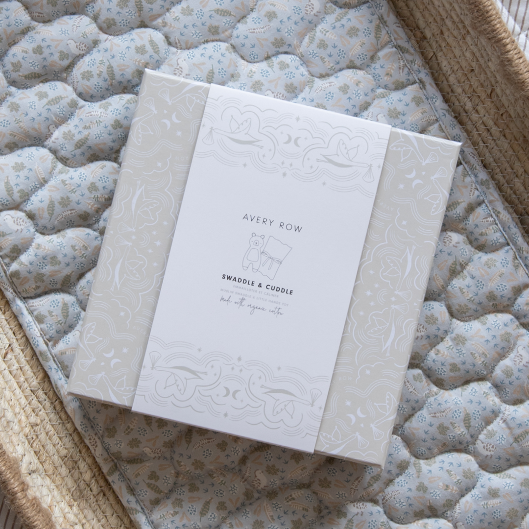 Swaddle & Cuddle New Baby Gift Set - Nature Trail