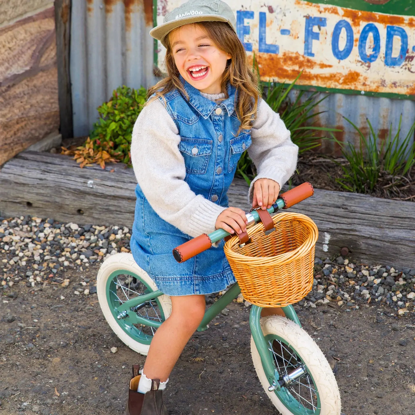 Banwood Balance Bike – Kids First Bike 12” (Forest Green)