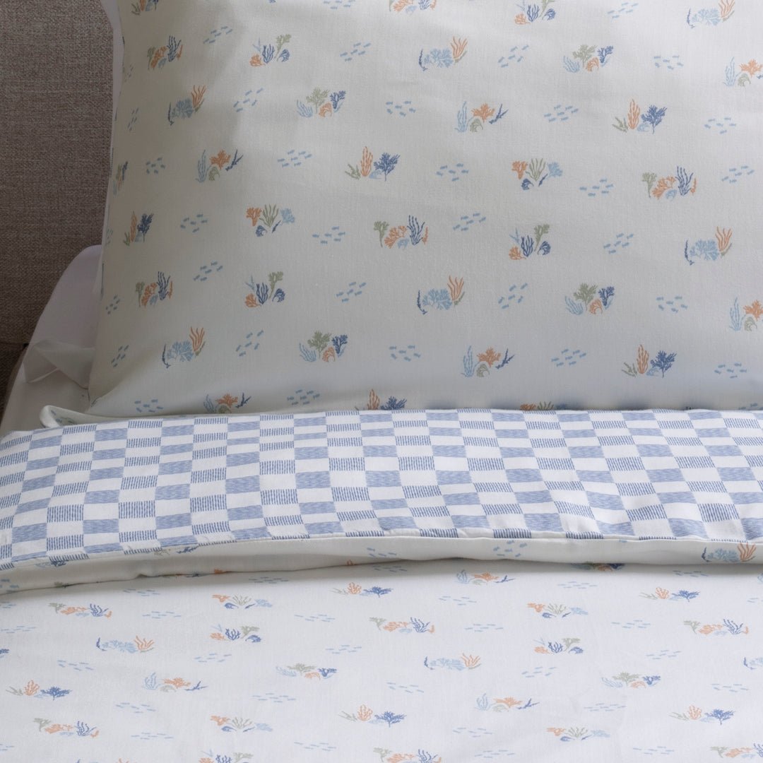 Buy Organic Cotton Single Bedding Set - Coastline | Bedding for kids by Learning Bugs UK