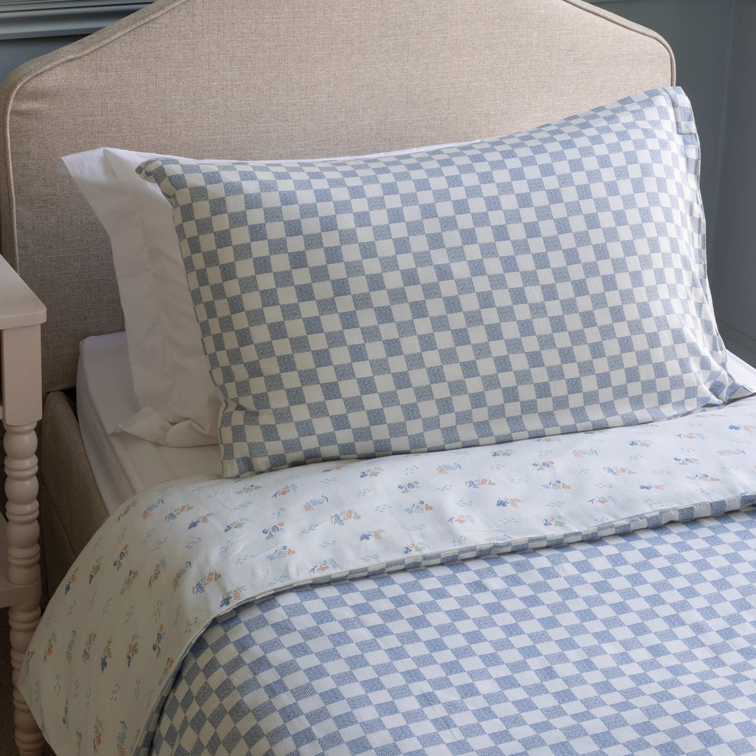 Buy Organic Cotton Single Bedding Set - Waves | Bedding for kids by Learning Bugs UK