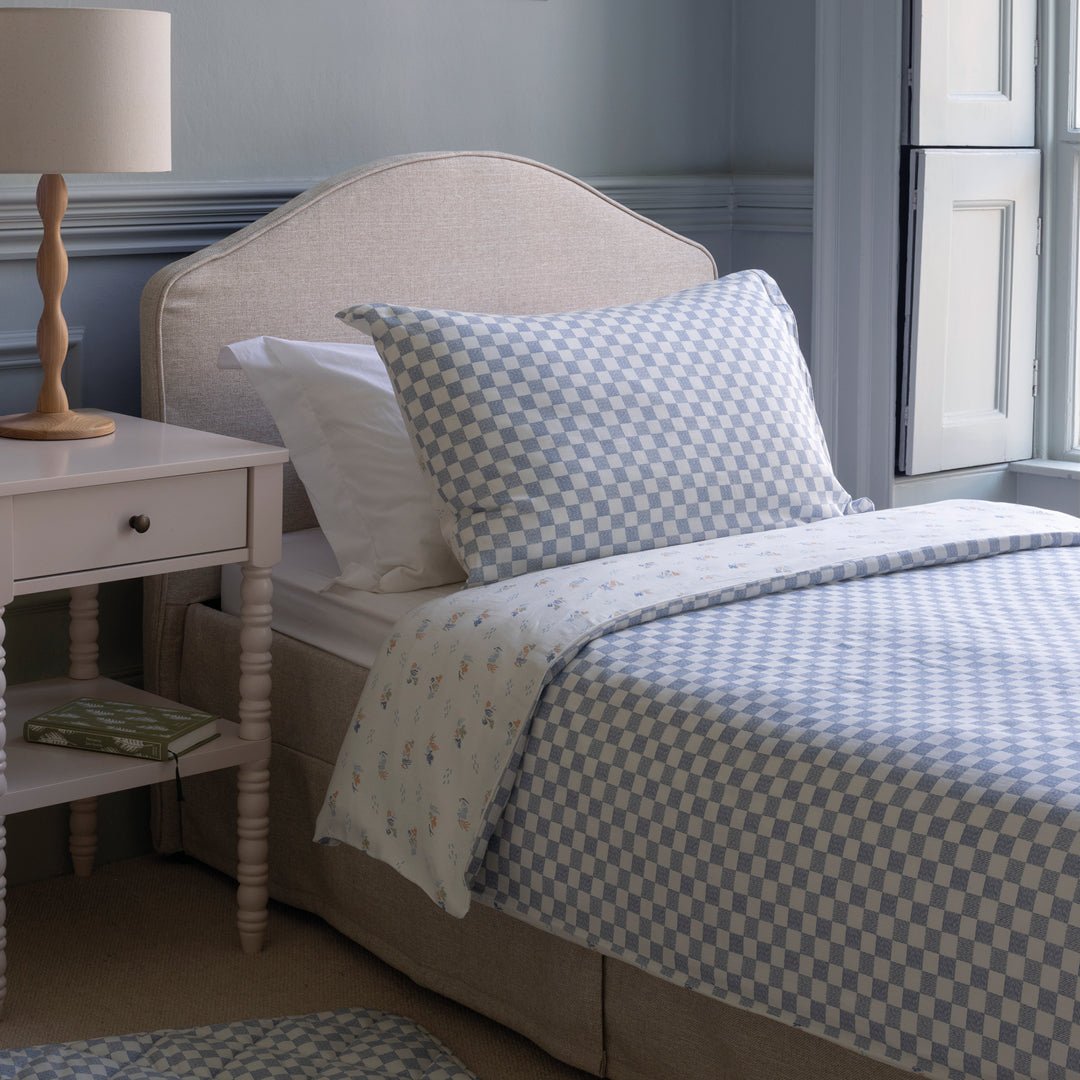 Buy Organic Cotton Single Bedding Set - Waves | Bedding for kids by Learning Bugs UK