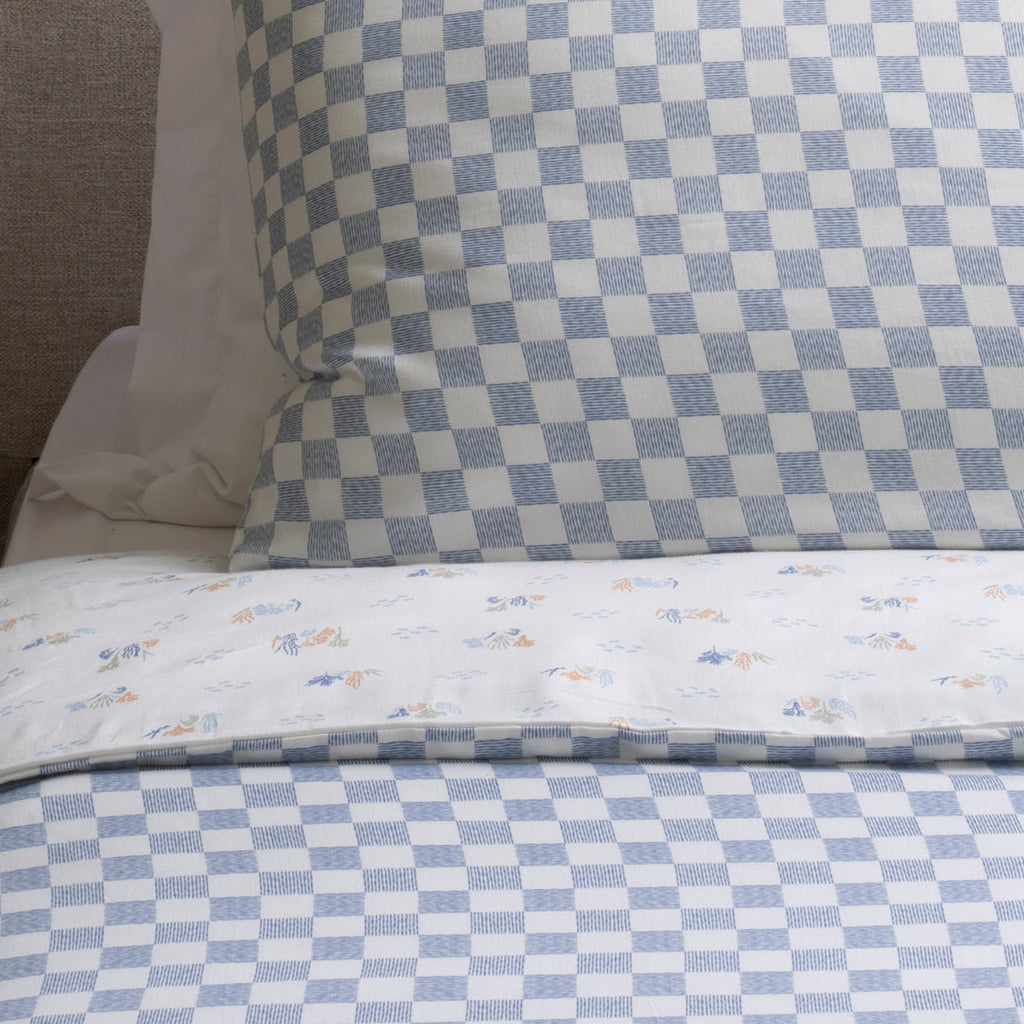 Organic Cotton Single Bedding Set - Waves