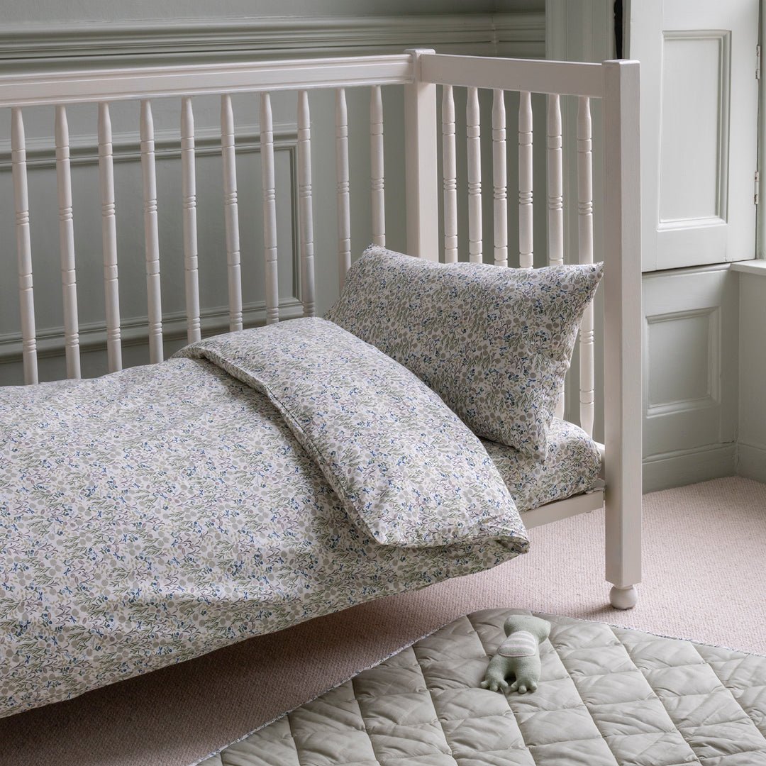Buy Organic Cotton Cotbed Bedding Set - Riverbank | Bedding for kids by Learning Bugs UK