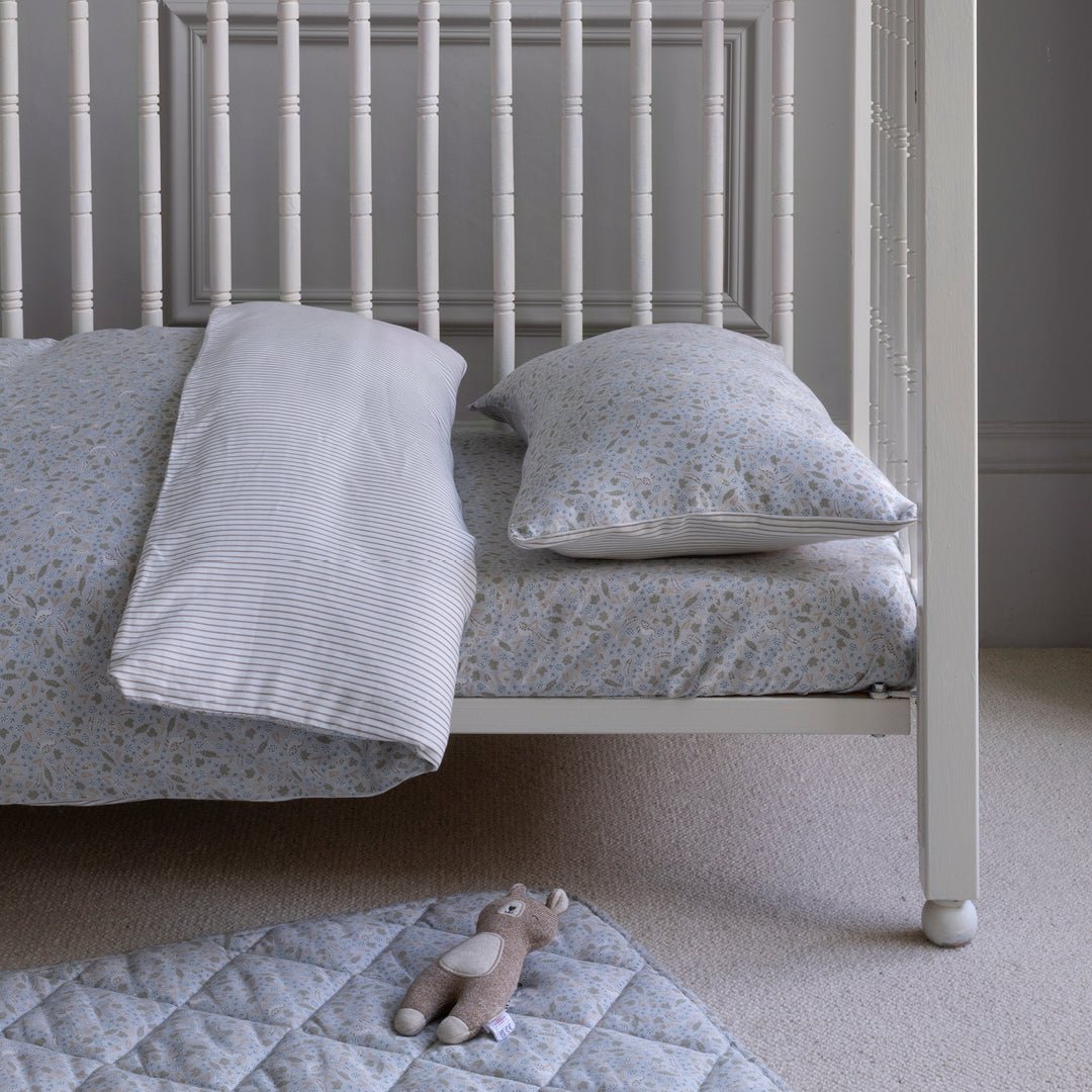 Buy Organic Cotbed Fitted Sheet - Nature Trail | Bedding for kids by Learning Bugs UK